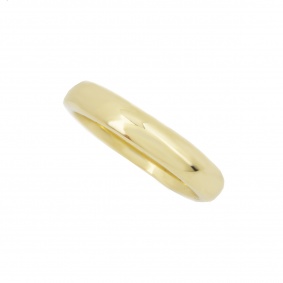 18k Yellow Gold Court Shape Wedding Ring